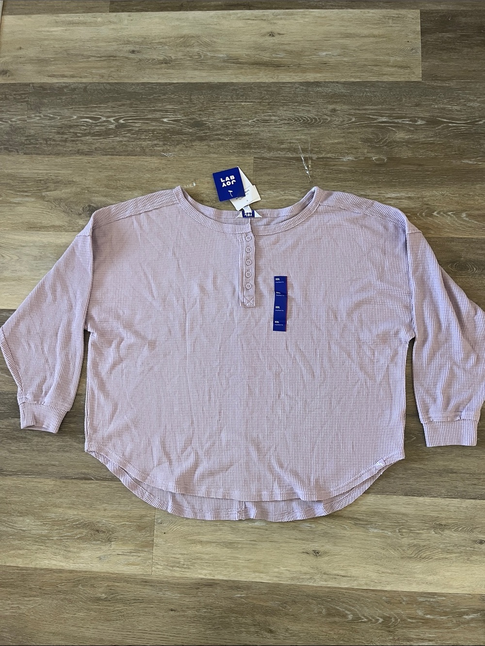 NWT JoyLab Women's Standard Fit Long Sleeve Tee Purple Size XXL